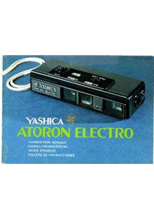 Yashica Atoron manual. Camera Instructions.